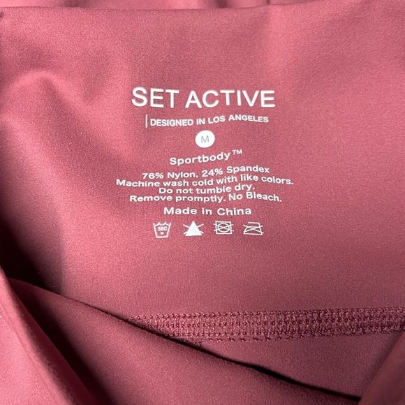 SET Active Mauve Leggings - Picture 7 of 8